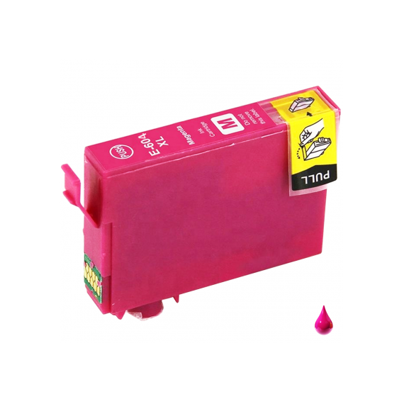 CARTUCCIA 604XL MAGENTA ANANAS C13T10H34010 CARTUCCIA COMPATIBILE PER EPSON XP 2200,3200,4200,WF 2910,2930,2950 T604XL 10ml